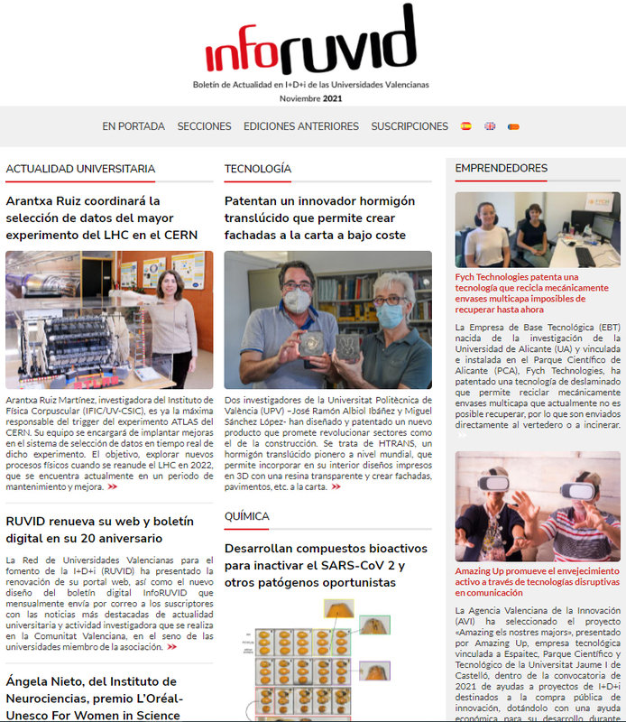 Nuevo dise�o InfoRUVID