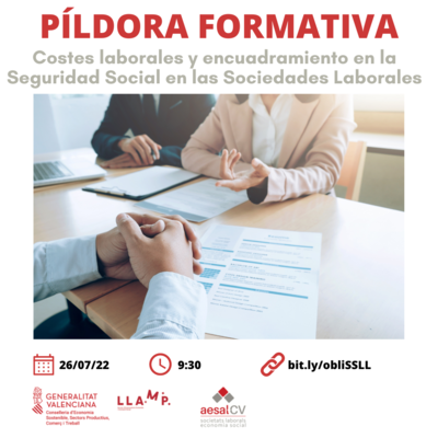 "Costes laborales y encuadramiento en la Seguridad Social en las Sociedades Laborales"