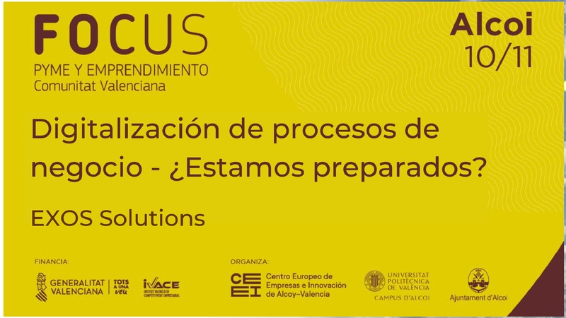 Digitalizaci�n de procesos de negocio - EXOS Solutions - FOCUS Rob�tica y digitalizaci�n