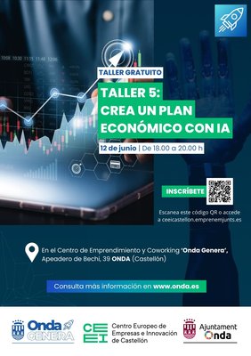 Taller 5 con Inteligencia Artificial: Crea un plan econ�mico con ChatGpt