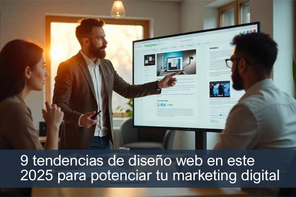 9 tendencias de dise�o web en 2025 para potenciar tu marketing digital