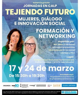 Jornadas en Calp, "Tejiendo el futuro: Mujeres, di�logo e innovaci�n social"