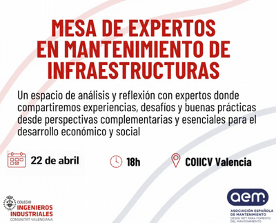 Mesa de expertos sobre mantenimiento de infraestructuras en Valencia