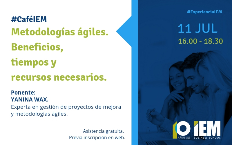 #Caf�IEM. Metodolog�as �giles. Beneficios, tiempos y recursos necesarios