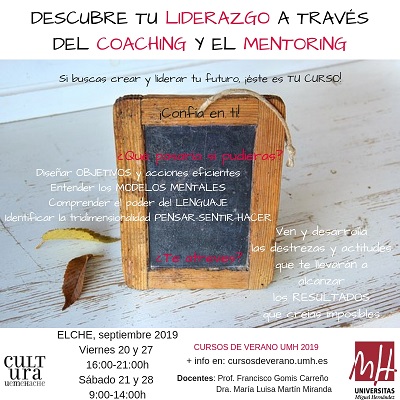Descubre tu Liderazgo a trav�s del Coaching y Mentoring