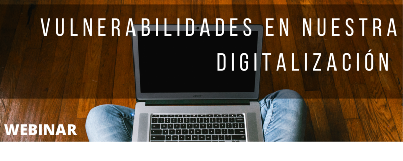 WEBINAR. VULNERABILIDADES EN NUESTRA DIGITALIZACI�N
