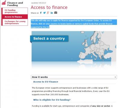 Access to finance